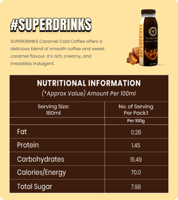 SuperDrinks caramel cold coffee - Image 5