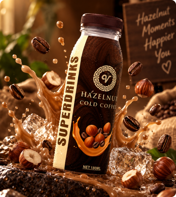 SuperDrinks Hazelnut Cold Coffee - Image 2