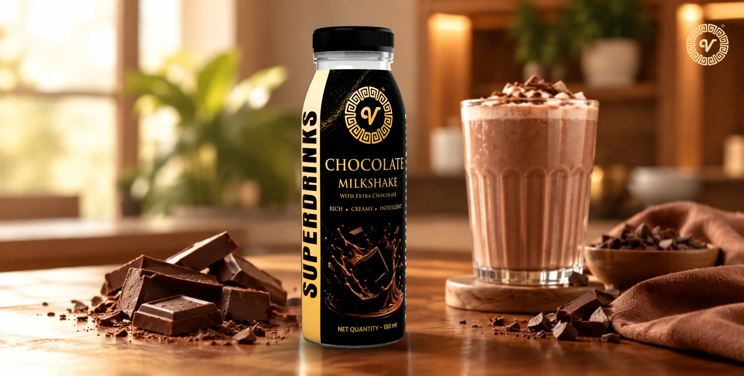 bottled chocolate milkshake